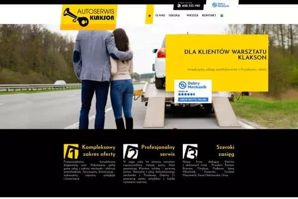 Strona www - autoserwis